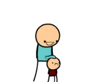 😝 23a30f21 卡通, Cyanide and Happiness, 角色, 搞笑 telegram sticker