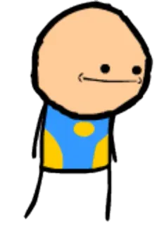 😊 a55c7f22 Cyanide & Happiness, 卡通, 角色, 简单, 幽默 telegram sticker