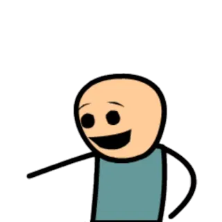 😂 ee631178 火柴人, cyanide and happiness, 卡通, 幽默 telegram sticker