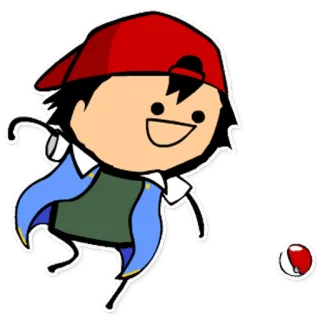 ⛔ c9adf283 Ash Ketchum Pokemon, Anime, Kartun whatsapp sticker