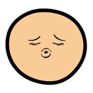 😚 12de832c 絵文字, キス, 顔, 表情 telegram sticker