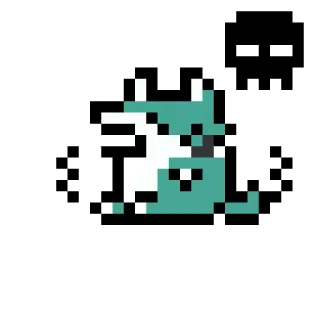 🤢 32a09467 像素画, 动物, 可爱, 狗, 像素, 贴纸 whatsapp sticker