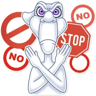 😒 511a1848 NO
STOP
NO Verboden, Restrictie, Ban, Stop, Nee telegram sticker
