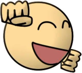 👊 f9d40d6e Emoji, Smiley, Blij, Viering, Expressie, Vreugde telegram sticker