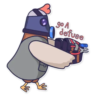 CyberChicken whatsapp stickers