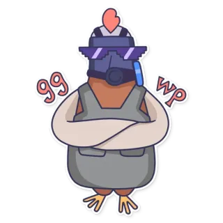CyberChicken telegram stickers