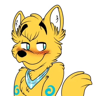 😏 5bd25a39 vos, furry, schattig, blozen, dier telegram sticker