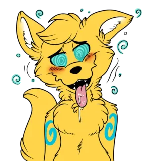 cyber kitsune telegram stickers