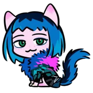 Cyberpunk 2077 Cats telegram stickers