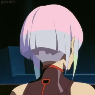 😒 40b137f5 Lucy Cyberpunk: Edgerunners 动漫, 赛博朋克, 边缘行者, 露西 telegram sticker