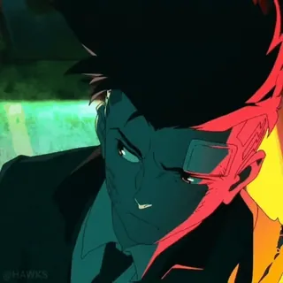 😒 4b6419f5 David Martinez Cyberpunk: Edgerunners 动漫, 赛博朋克, 大卫, 边缘行者 telegram sticker