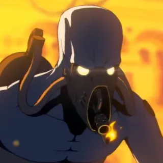 😡 02700bcc arma, futurista, soldado, robô, máquina, arma, militar telegram sticker