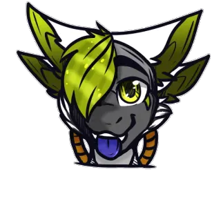 😋 ec52be58 퍼리, 앤쓰로, 몬스터, 캐릭터, 스티커, 동물, 일러스트 telegram sticker