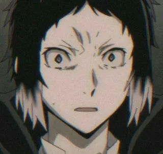 🌟 34b01c62 Akutagawa Ryuunosuke Bungou Stray Dogs Anime, Manga, Akutagawa, Bungou Stray Dogs, Personaje, Retrato telegram sticker