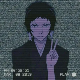 🌟 4fc167ec PM 06:52:55
MAR. 08 2019 Anime, Personaje, Retrato telegram sticker