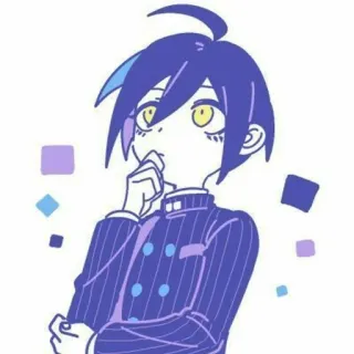 🌟 1ca4d4e4 Shuichi Saihara Danganronpa V3: Killing Harmony Anime, Manga, Detektyw, Shuichi Saihara, Danganronpa, Gra wideo whatsapp sticker