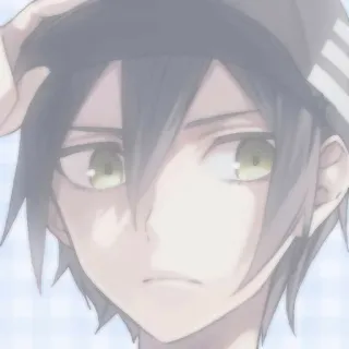 🌟 4092ee7c Kaito Momota Danganronpa V3: Killing Harmony Anime, Danganronpa, Kaito Momota, Gra wideo, Postać, Kapelusz whatsapp sticker