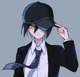 🌟 c76be2ae Shuichi Saihara Danganronpa V3: Killing Harmony Anime, Manga, Danganronpa, Shuichi Saihara, Postać whatsapp sticker