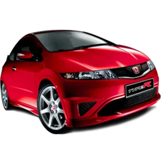 🚗 30a5d870 Type R samochód, honda, czerwony, pojazd, auto whatsapp sticker