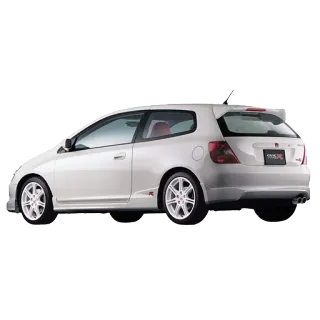 🏎 8ef31f82 samochód, pojazd, auto, honda, civic, type r, hatchback whatsapp sticker