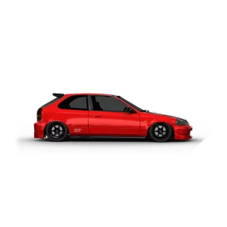 🚗 9718080d samochód, pojazd, hatchback, czerwony, transport whatsapp sticker