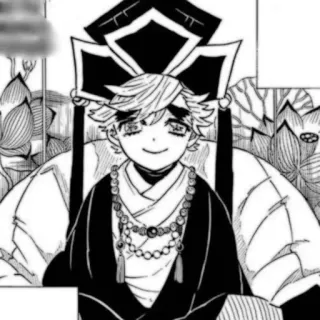 💖 c247309c Doma Demon Slayer Anime, Dämon, Manga, Doma, Demon Slayer telegram sticker