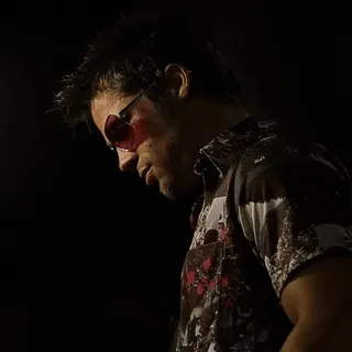 😎 2c5b937e Tyler Durden Fight Club Бойцовский клуб, Брэд Питт, Тайлер Дёрден, Фильм, 1999 whatsapp sticker