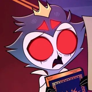 🌠 f293ea47 Stolas Helluva Boss animasi, kartun, iblis, kerajaan, gaib, karakter, burung, stiker telegram sticker