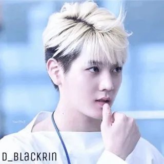 ✨ 175227fc D_BLACKRIN ภาพเหมือน, คน, แฟชั่น, สไตล์, ผม, วัยรุ่น telegram sticker