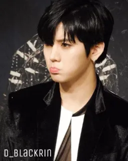 ✨ dd5fc3cd D_BLACKRIN ผู้ชาย, คน, สไตล์, ต่างหู telegram sticker