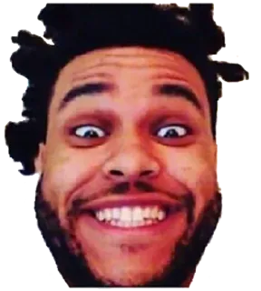 😀 be671431 The Weeknd The Weeknd, 歌手, ミュージシャン, セレブ, ポートレート telegram sticker
