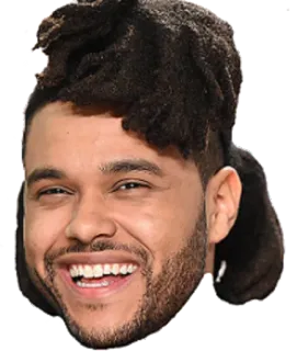 😆 c4fe5b43 The Weeknd The Weeknd, ミュージシャン, 歌手, セレブ, ポートレート telegram sticker