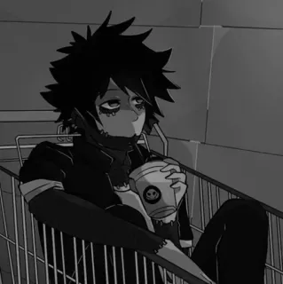 🌑 629e6967 Dabi My Hero Academia Anime, Dabi, My Hero Academia, Vilain, Panier d'achat telegram sticker