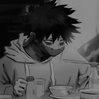 ▪️ 6e91bf33 Dabi My Hero Academia Anime, Manga, Dabi, My Hero Academia, Vilain, Personnage telegram sticker