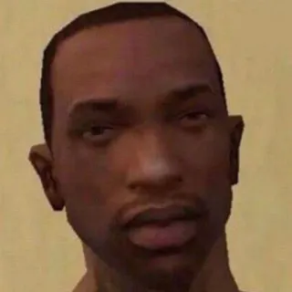 🌟 9220c76f Carl Johnson Grand Theft Auto: San Andreas Carl Johnson, CJ, GTA, San Andreas, Videogame, Personage telegram sticker