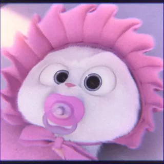 🤬 0e3ad56f dziecko, niemowlę, smoczek, słodki, różowy, uroczy, dziecko whatsapp sticker