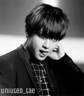 ☁ 1c6ba2a2 V (Kim Taehyung) uniuted_tae kpop, singer, bts, taehyung, v whatsapp sticker