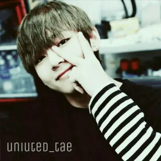 💸 d4579061 uniuted_tae kpop, taehyung, bts, v, korean pop, singer whatsapp sticker