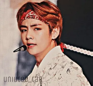 ☁ fc19cbb4 V unlured_tae BTS, V, K-pop, singer, music, Korean pop whatsapp sticker