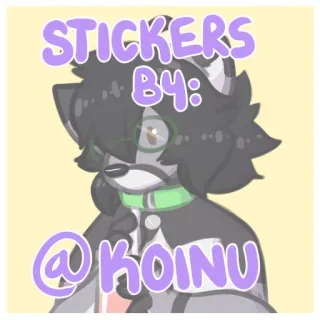 ℹ 8f377284 STICKERS BY: @KOINU stiker, furry, koinu, seni, seni digital telegram sticker