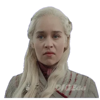 🤢 aad692d9 Daenerys Targaryen Game of Thrones 丹妮莉丝, 坦格利安, 权力的游戏, 奇幻, 角色 telegram sticker