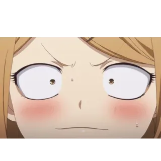 🤥 a998a7db アニメ, 衝撃, びっくり, リアクション, 顔 telegram sticker