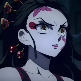 🕊 0ba2ea2e Daki Demon Slayer Anime, Demone, Daki, Demon Slayer, Personaggio telegram sticker