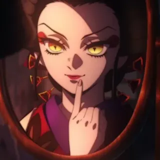 🕊 1e268101 Daki Demon Slayer Anime, Demone, Donna, Personaggio, Daki, Demon Slayer telegram sticker