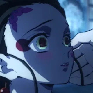 🕊 2e4e235d Anime, Demone, Ragazza, Faccia, Personaggio, Cartone animato telegram sticker