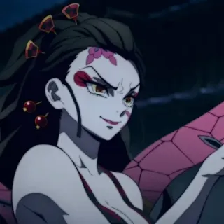 🕊 46666671 Daki Demon Slayer Anime, Demone, Daki, Demon Slayer, Intrattenimento, Villain telegram sticker