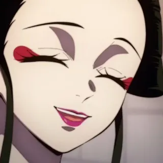 🕊 90353720 Daki Demon Slayer Anime, Demone, Daki, Demon Slayer, Luna Crescente Superiore Sesta, Waifu, Oni, Ragazza Anime telegram sticker