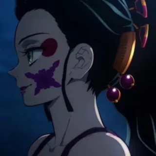 🕊 b294dede Daki Demon Slayer Anime, Demone, Daki, Demon Slayer, Animazione Giapponese telegram sticker