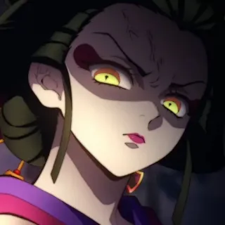 🕊 d555e508 Daki Demon Slayer Anime, Demon Slayer, Daki, Personaggio, Cattivo telegram sticker