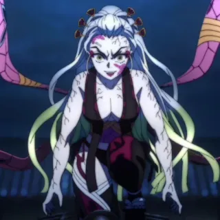 🕊 d592b9e8 Daki Demon Slayer Anime, Demone, Mostro, Daki, Demon Slayer, Malvagio, Fantasy, Manga telegram sticker